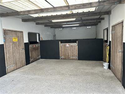 Covered Open Fronted Area